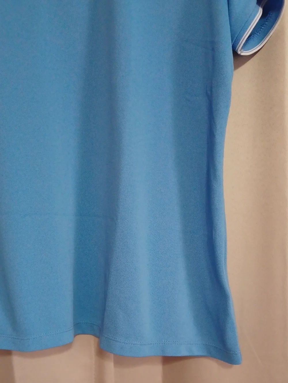 Antigua Women's Performance Golf Polo Shirt Light Blue White Trim Size XL - Picture 7 of 14